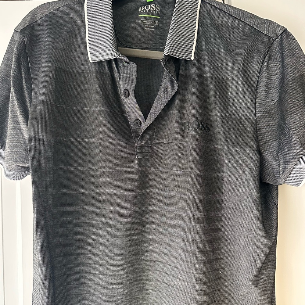 Boss Charcoal Polo Shirt